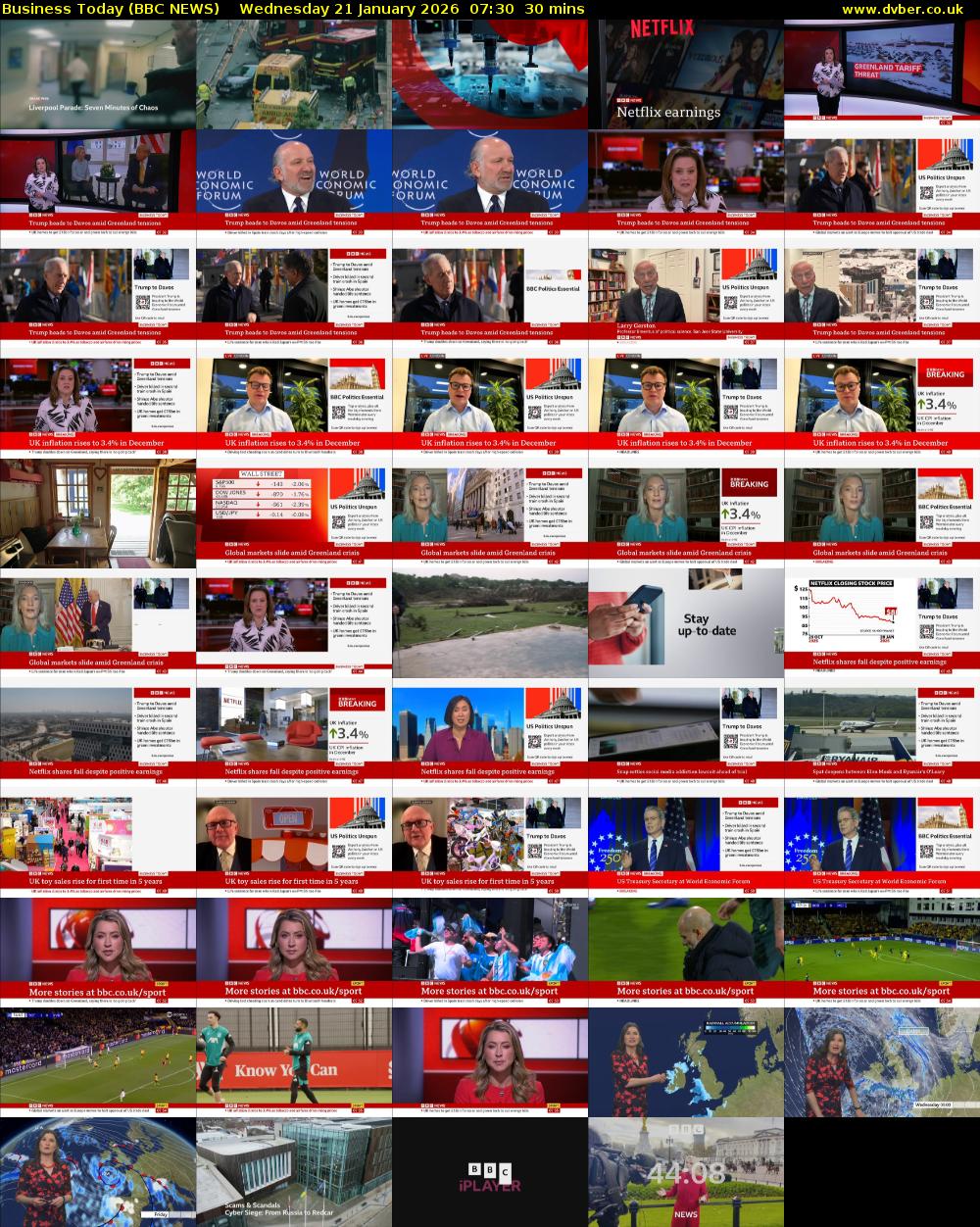 Business Today (BBC NEWS) Wednesday 21 January 2026 07:30 - 08:00