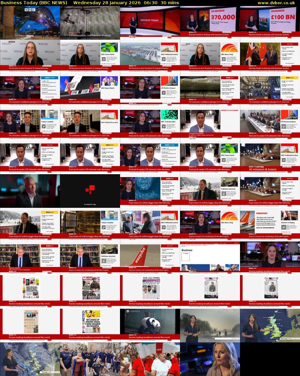 Business Today (BBC NEWS) Wednesday 28 January 2026 06:30 - 07:00