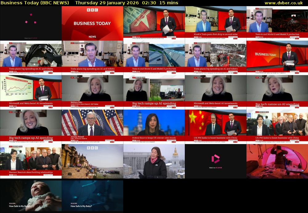 Business Today (BBC NEWS) Thursday 29 January 2026 02:30 - 02:45