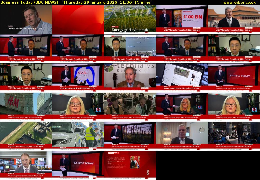 Business Today (BBC NEWS) Thursday 29 January 2026 11:30 - 11:45