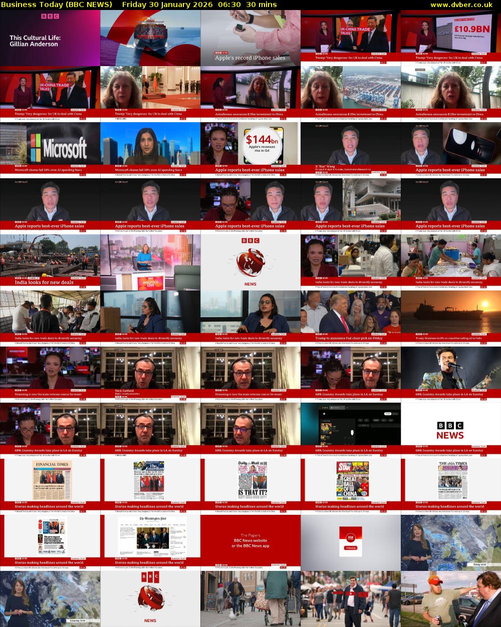 Business Today (BBC NEWS) Friday 30 January 2026 06:30 - 07:00