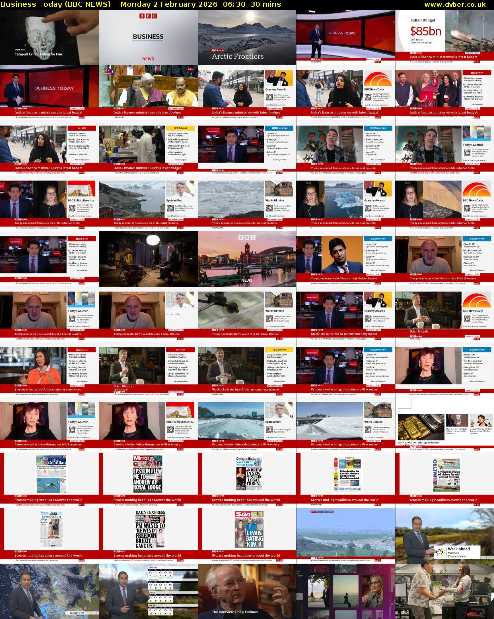 Business Today (BBC NEWS) Monday 2 February 2026 06:30 - 07:00