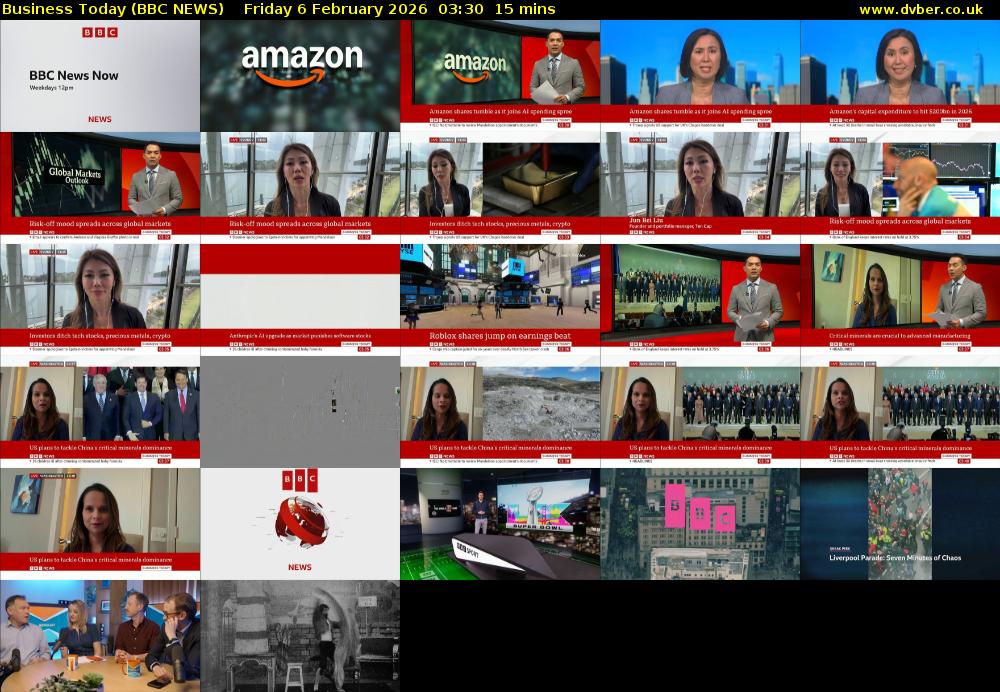Business Today (BBC NEWS) Friday 6 February 2026 03:30 - 03:45