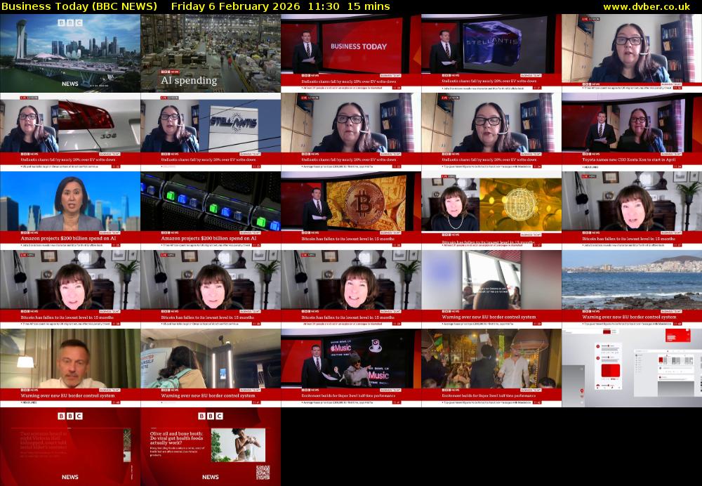 Business Today (BBC NEWS) Friday 6 February 2026 11:30 - 11:45