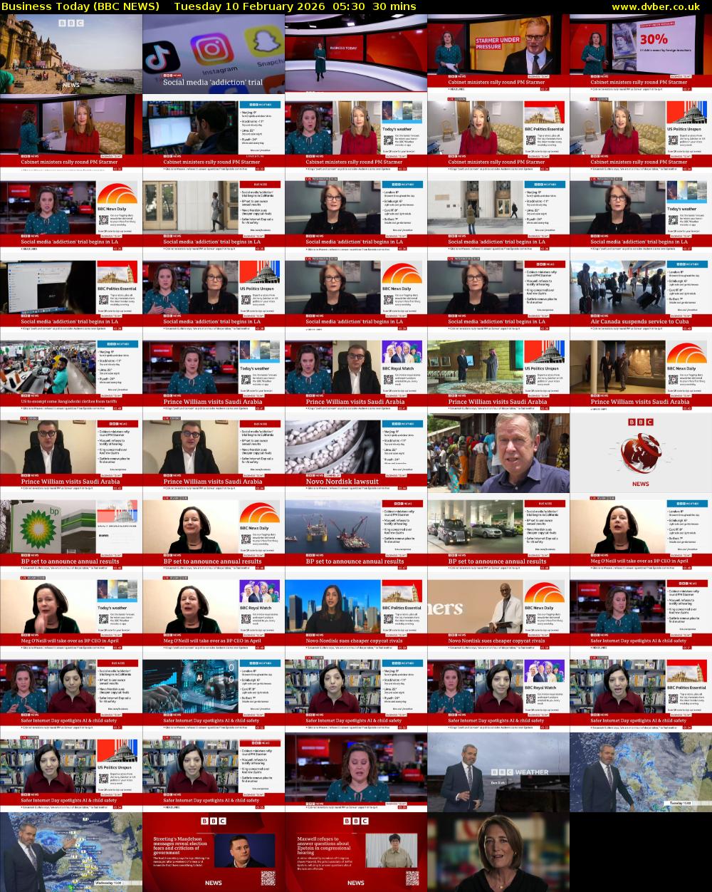 Business Today (BBC NEWS) Tuesday 10 February 2026 05:30 - 06:00