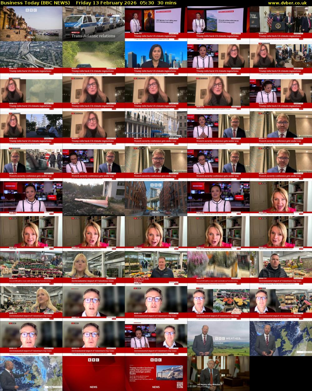 Business Today (BBC NEWS) Friday 13 February 2026 05:30 - 06:00