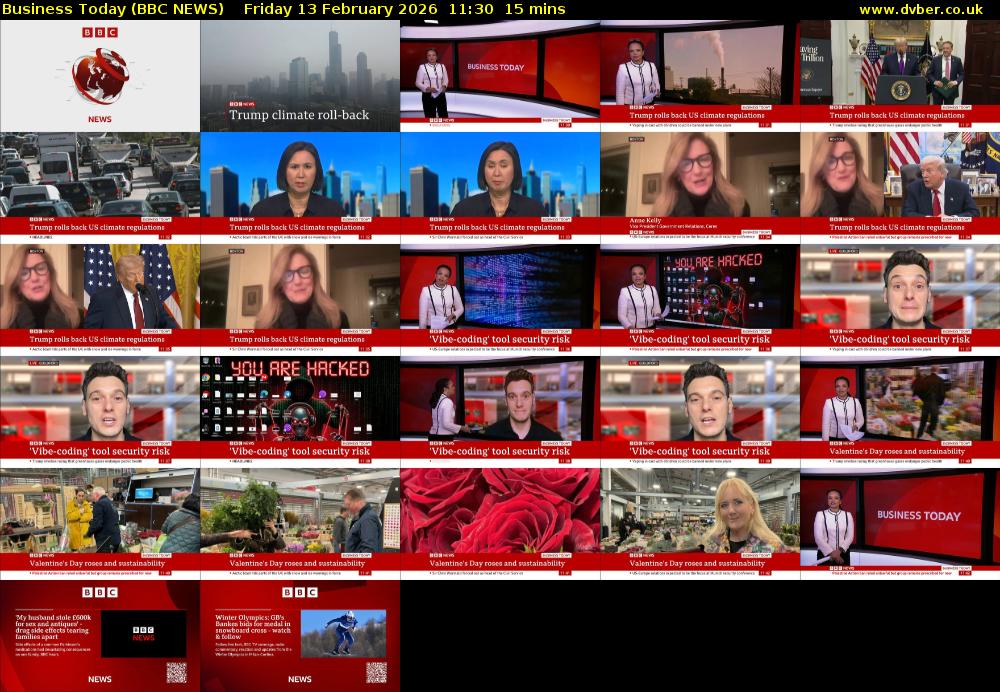 Business Today (BBC NEWS) Friday 13 February 2026 11:30 - 11:45
