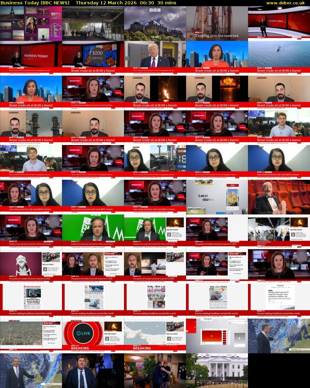 Business Today (BBC NEWS) Thursday 12 March 2026 06:30 - 07:00