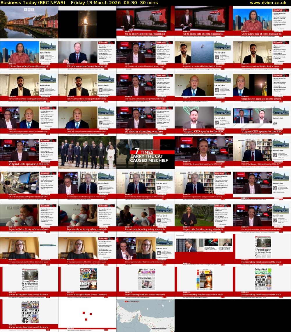Business Today (BBC NEWS) Friday 13 March 2026 06:30 - 07:00