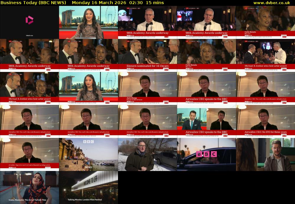 Business Today (BBC NEWS) Monday 16 March 2026 02:30 - 02:45