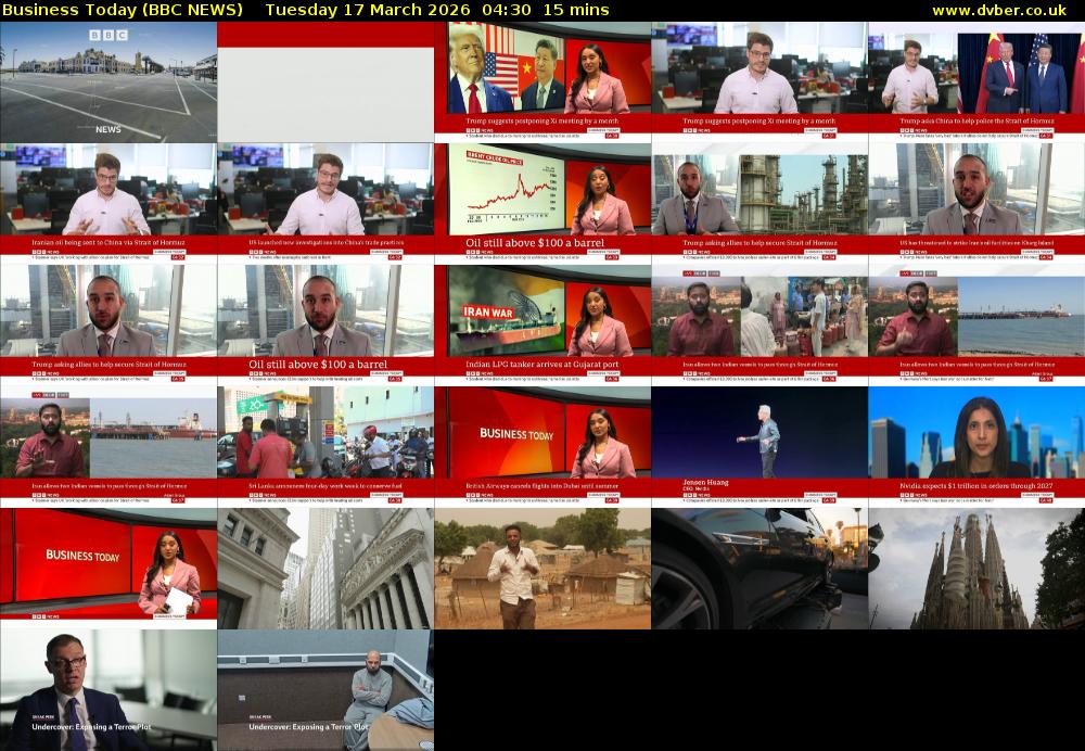 Business Today (BBC NEWS) Tuesday 17 March 2026 04:30 - 04:45