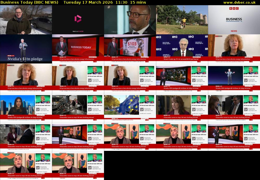 Business Today (BBC NEWS) Tuesday 17 March 2026 11:30 - 11:45