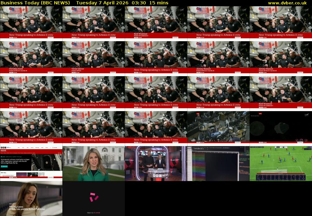 Business Today (BBC NEWS) Tuesday 7 April 2026 03:30 - 03:45