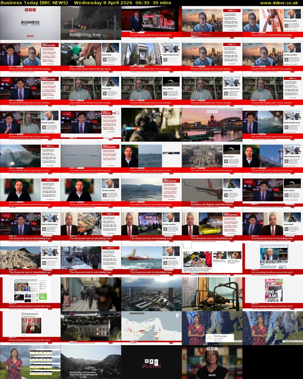 Business Today (BBC NEWS) Wednesday 8 April 2026 06:30 - 07:00