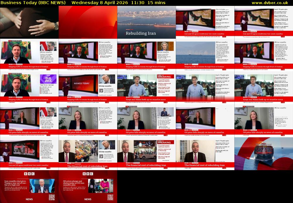 Business Today (BBC NEWS) Wednesday 8 April 2026 11:30 - 11:45