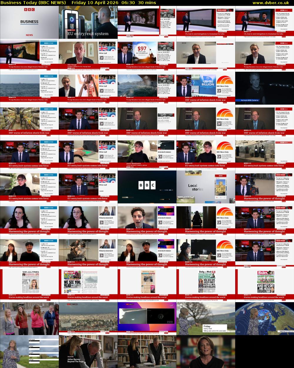 Business Today (BBC NEWS) Friday 10 April 2026 06:30 - 07:00