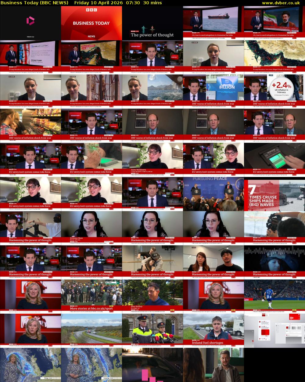 Business Today (BBC NEWS) Friday 10 April 2026 07:30 - 08:00