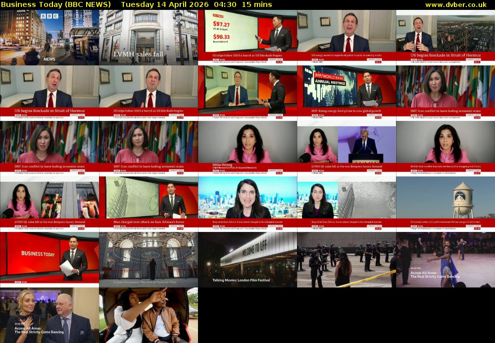 Business Today (BBC NEWS) Tuesday 14 April 2026 04:30 - 04:45