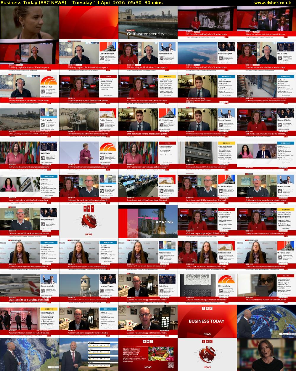 Business Today (BBC NEWS) Tuesday 14 April 2026 05:30 - 06:00