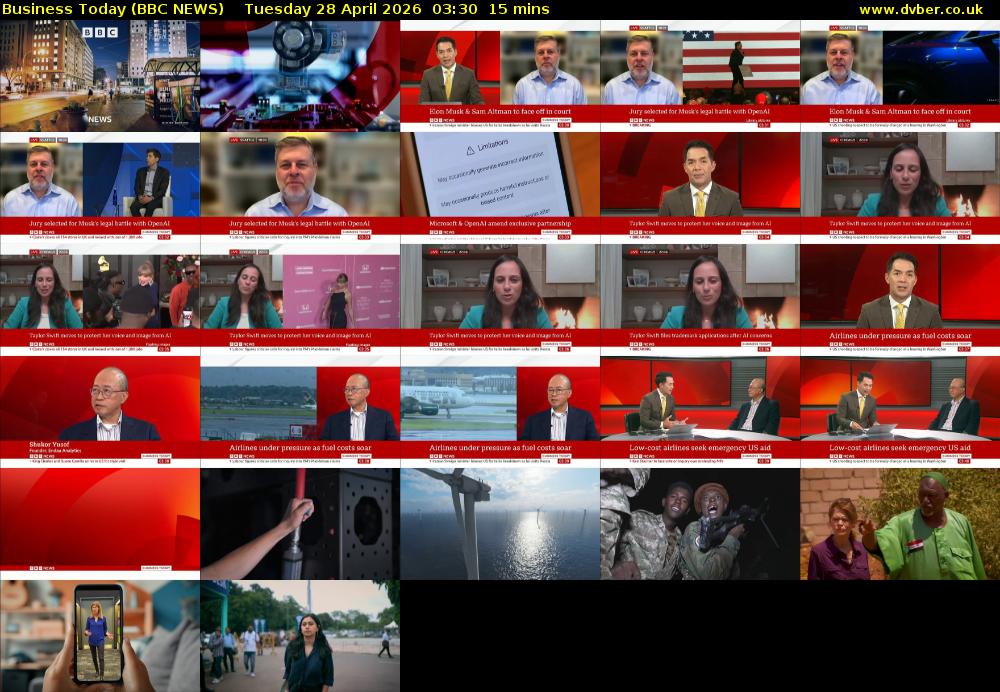 Business Today (BBC NEWS) Tuesday 28 April 2026 03:30 - 03:45
