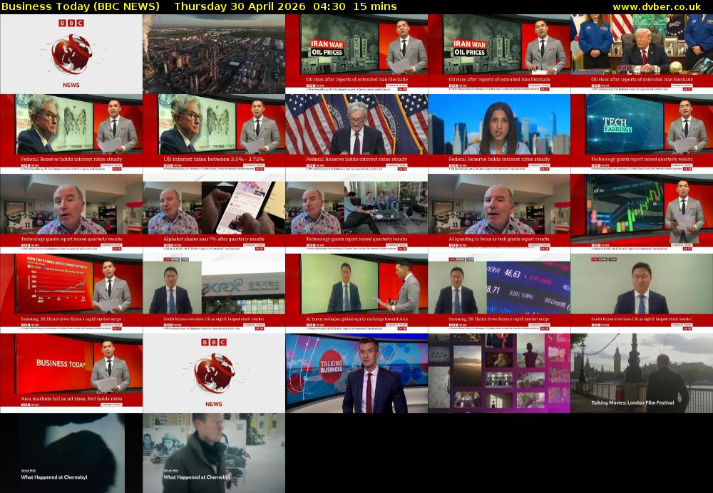 Business Today (BBC NEWS) Thursday 30 April 2026 04:30 - 04:45