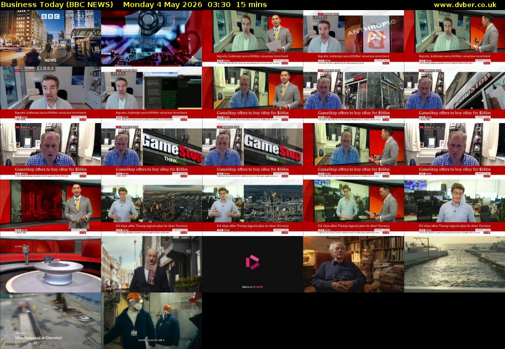 Business Today (BBC NEWS) Monday 4 May 2026 03:30 - 03:45