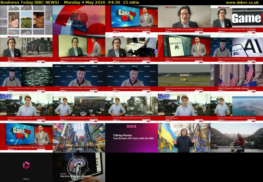 Business Today (BBC NEWS) Monday 4 May 2026 04:30 - 04:45