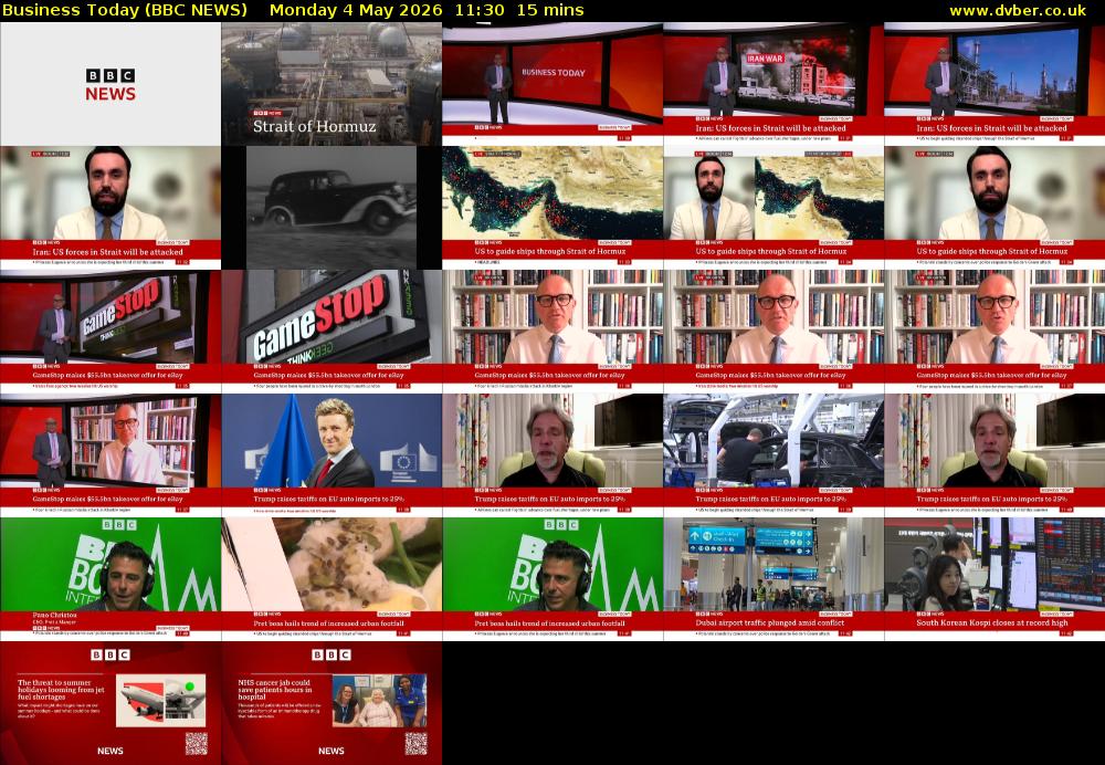Business Today (BBC NEWS) Monday 4 May 2026 11:30 - 11:45
