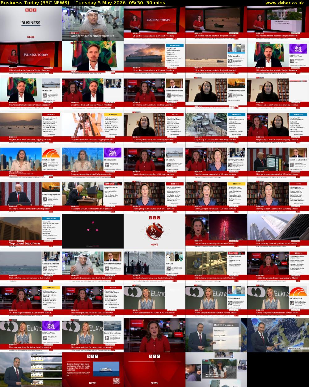 Business Today (BBC NEWS) Tuesday 5 May 2026 05:30 - 06:00