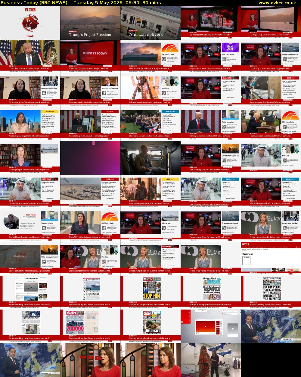 Business Today (BBC NEWS) Tuesday 5 May 2026 06:30 - 07:00