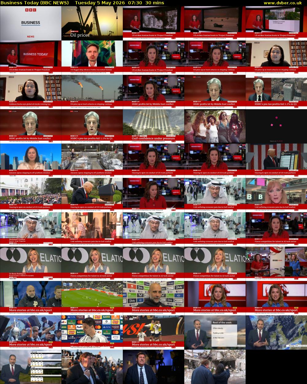 Business Today (BBC NEWS) Tuesday 5 May 2026 07:30 - 08:00