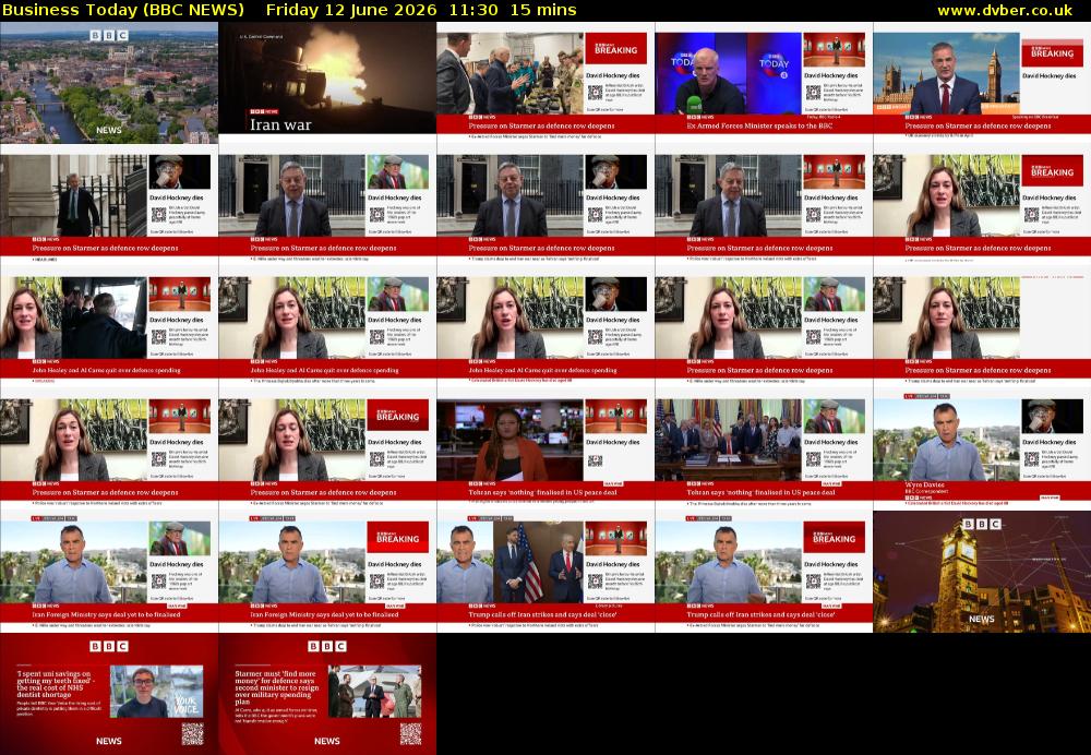 Business Today (BBC NEWS) Friday 12 June 2026 11:30 - 11:45