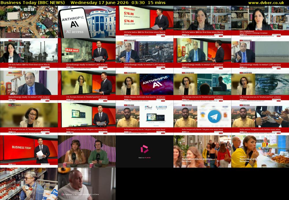 Business Today (BBC NEWS) Wednesday 17 June 2026 03:30 - 03:45