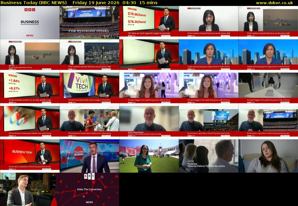 Business Today (BBC NEWS) Friday 19 June 2026 04:30 - 04:45