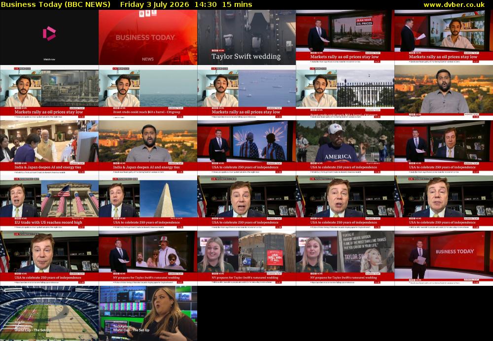 Business Today (BBC NEWS) Friday 3 July 2026 14:30 - 14:45