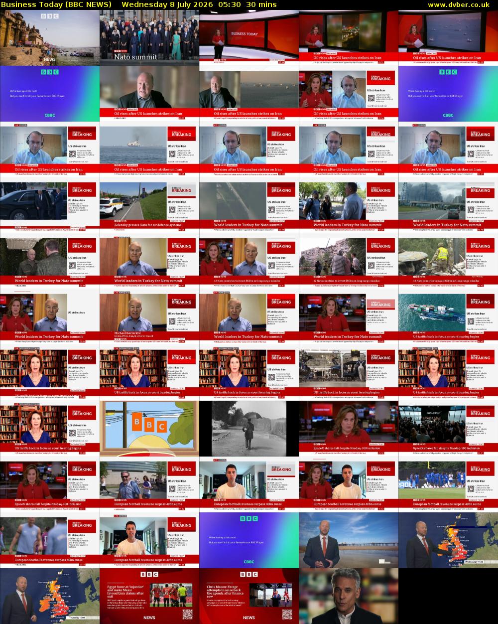 Business Today (BBC NEWS) Wednesday 8 July 2026 05:30 - 06:00