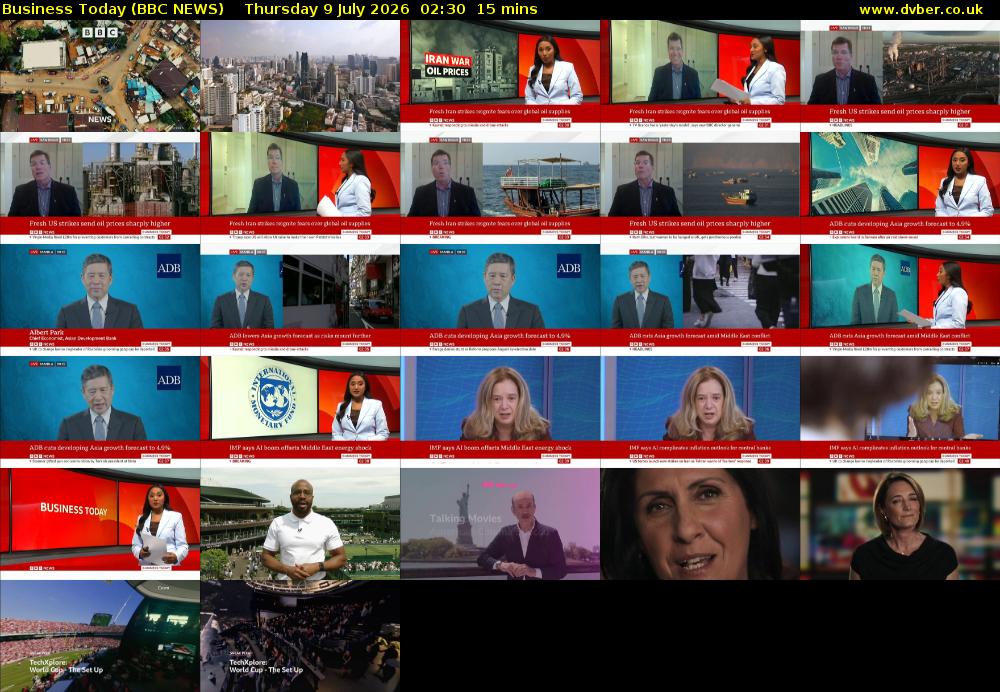 Business Today (BBC NEWS) Thursday 9 July 2026 02:30 - 02:45