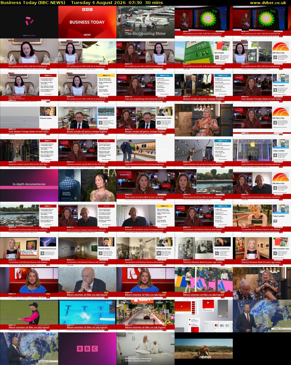 Business Today (BBC NEWS) Tuesday 4 August 2026 07:30 - 08:00