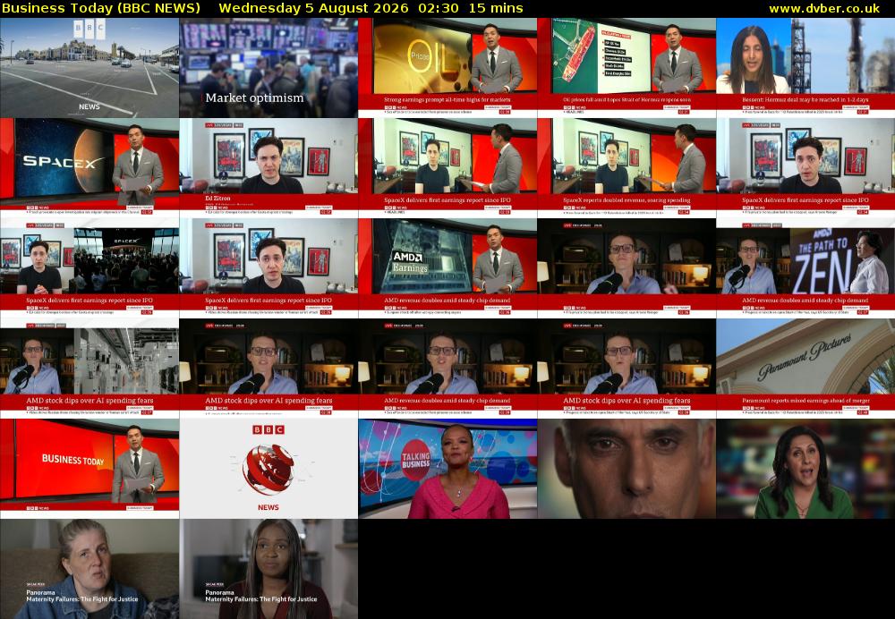 Business Today (BBC NEWS) Wednesday 5 August 2026 02:30 - 02:45