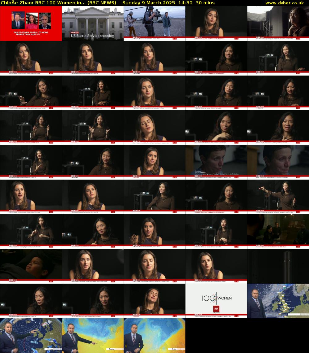 ChloÂe Zhao: BBC 100 Women in... (BBC NEWS) Sunday 9 March 2025 14:30 - 15:00