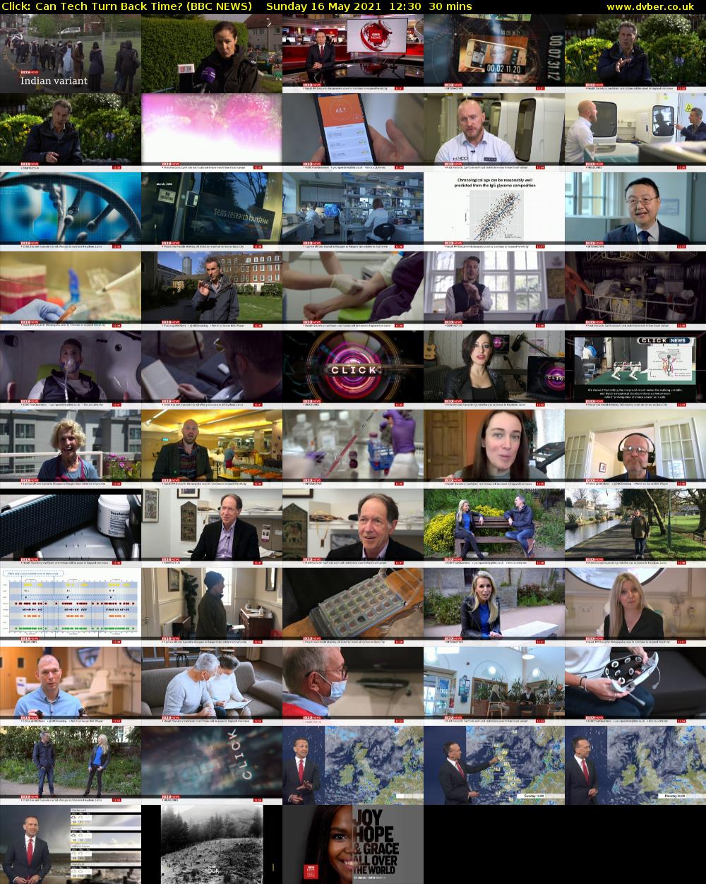 Click: Can Tech Turn Back Time? (BBC NEWS) Sunday 16 May 2021 12:30 - 13:00