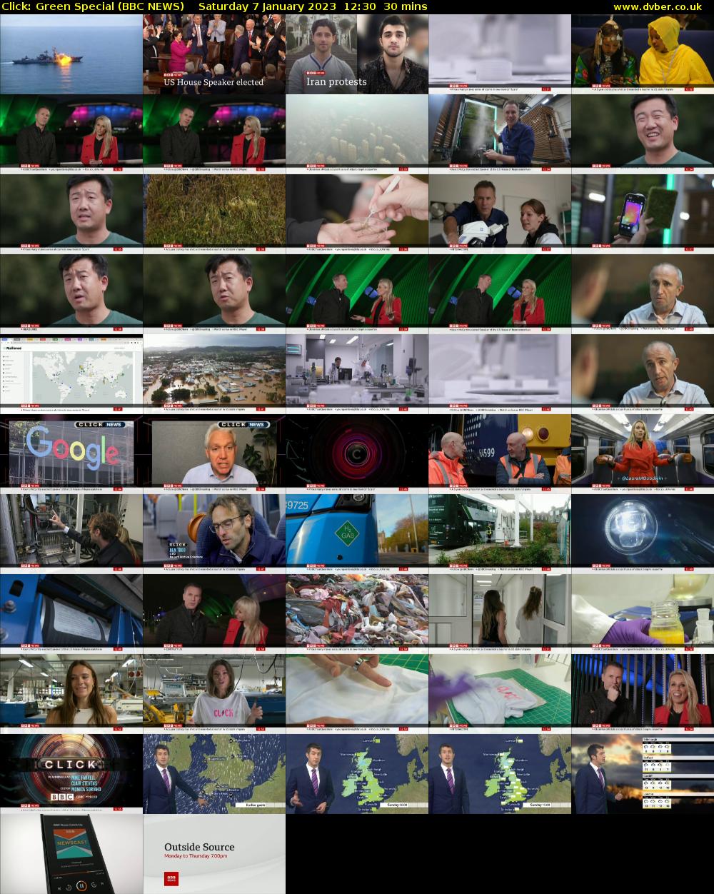 Click: Green Special (BBC NEWS) Saturday 7 January 2023 12:30 - 13:00