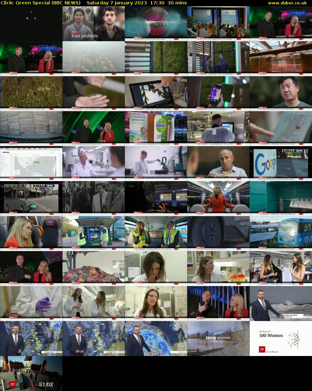Click: Green Special (BBC NEWS) Saturday 7 January 2023 17:30 - 18:00