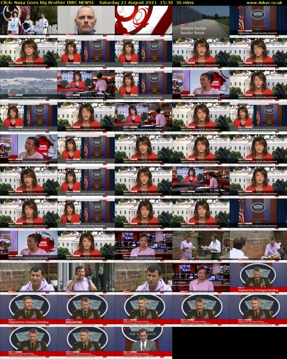 Click: Nasa Goes Big Brother (BBC NEWS) Saturday 21 August 2021 15:30 - 16:00