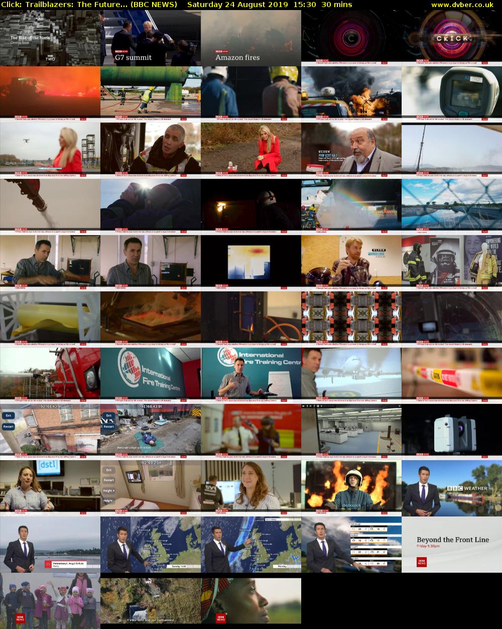 Click: Trailblazers: The Future... (BBC NEWS) Saturday 24 August 2019 15:30 - 16:00