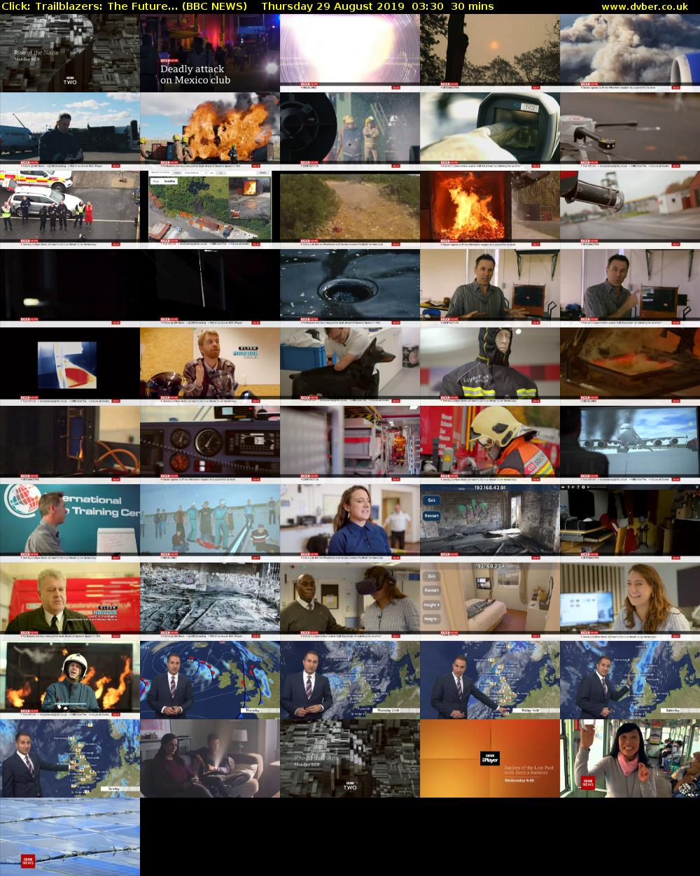 Click: Trailblazers: The Future... (BBC NEWS) Thursday 29 August 2019 03:30 - 04:00