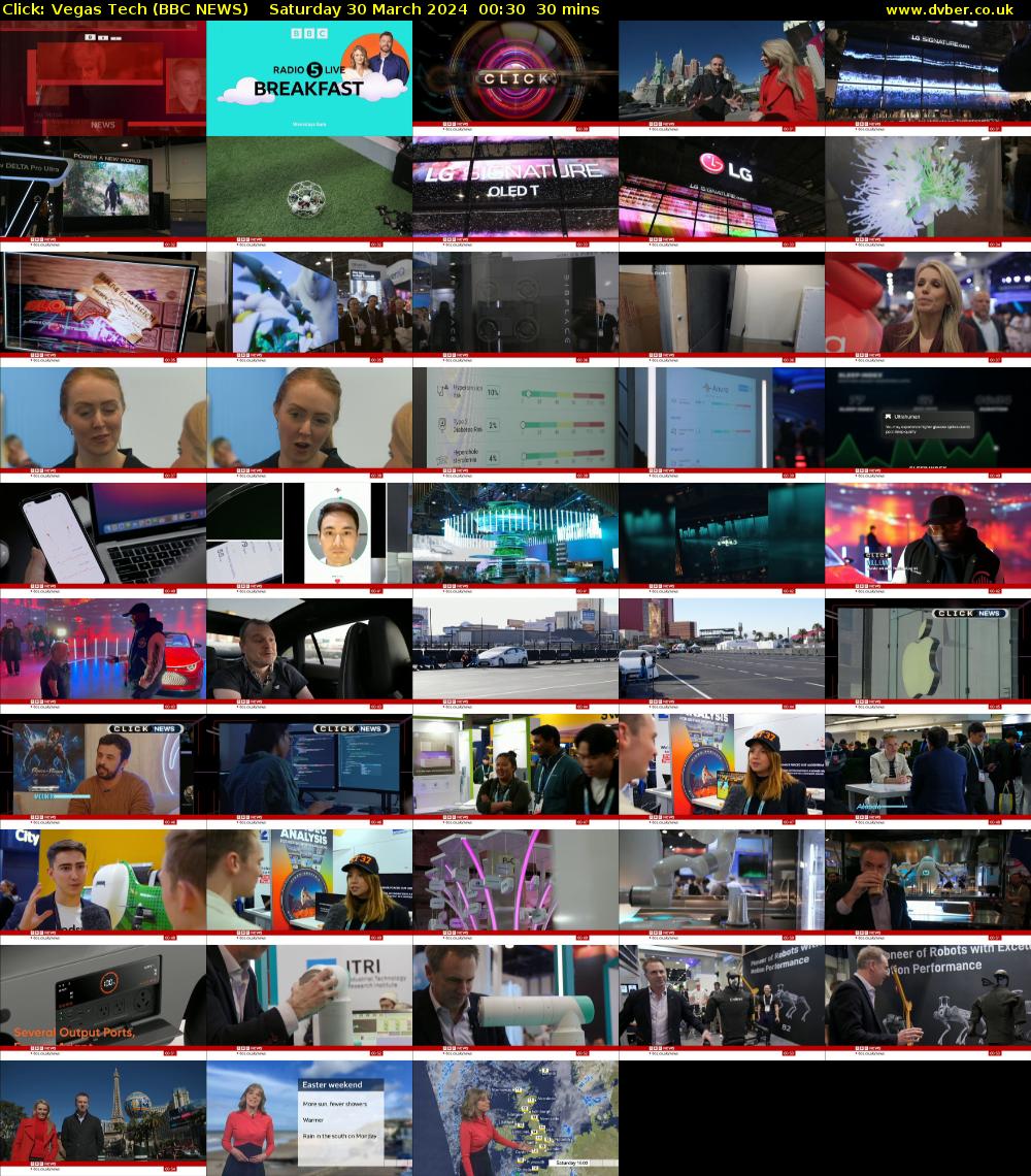 Click: Vegas Tech (BBC NEWS) Saturday 30 March 2024 00:30 - 01:00