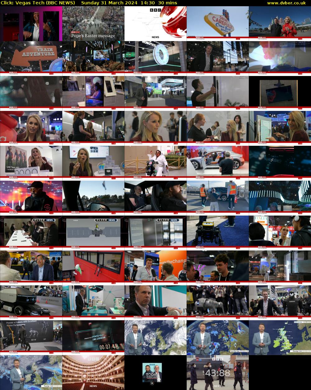 Click: Vegas Tech (BBC NEWS) Sunday 31 March 2024 14:30 - 15:00