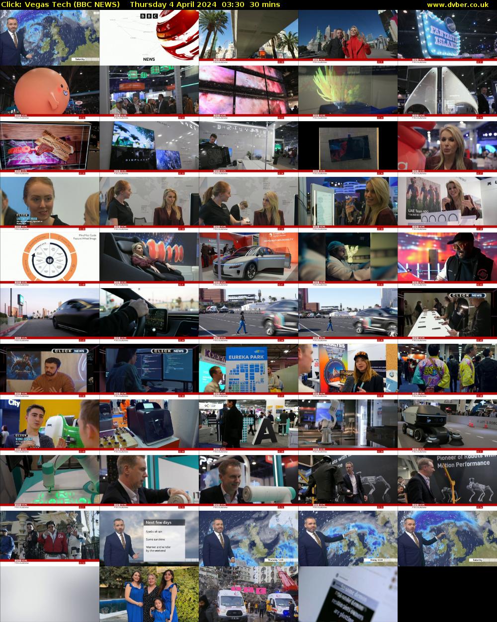 Click: Vegas Tech (BBC NEWS) Thursday 4 April 2024 03:30 - 04:00