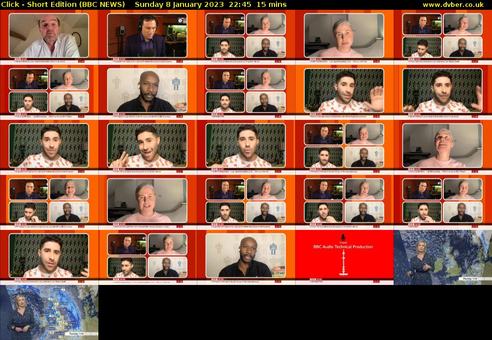 Click - Short Edition (BBC NEWS) Sunday 8 January 2023 22:45 - 23:00
